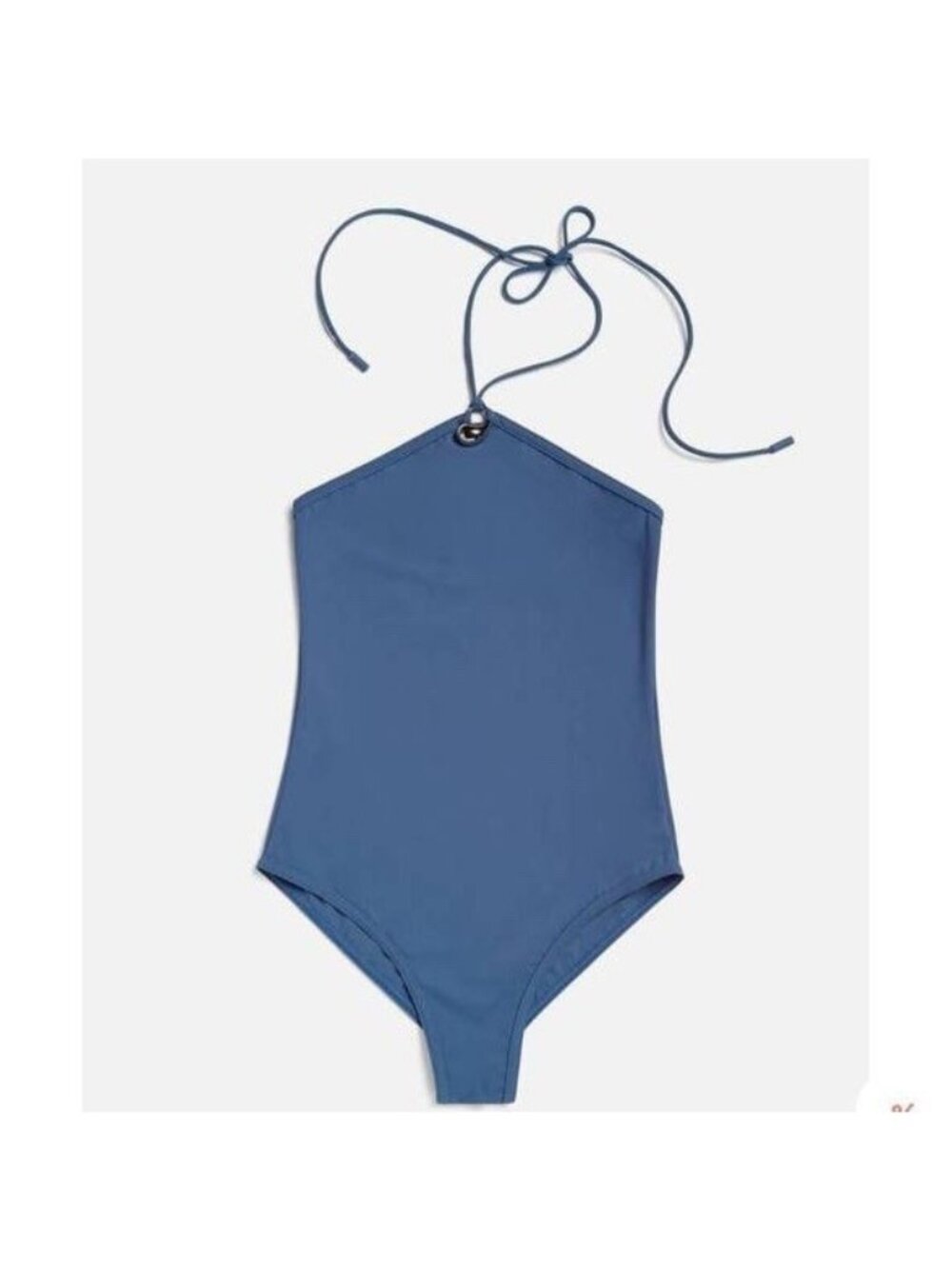 NWT BOTTEGA Veneta Swimsuit One Piece Blue Nylon Sz M